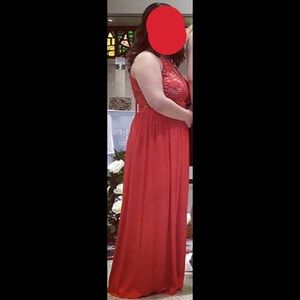 Red prom dress